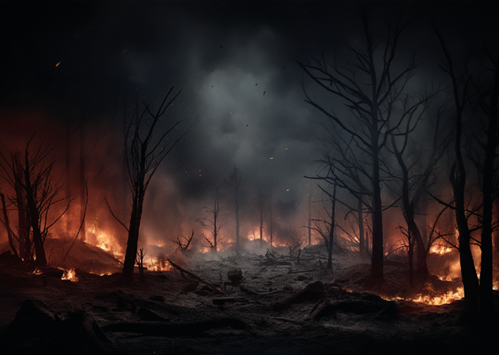 Post-apocalyptische wereld met spirituele magie in fantasy
